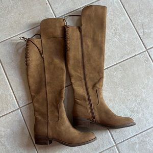 Tan tall boots